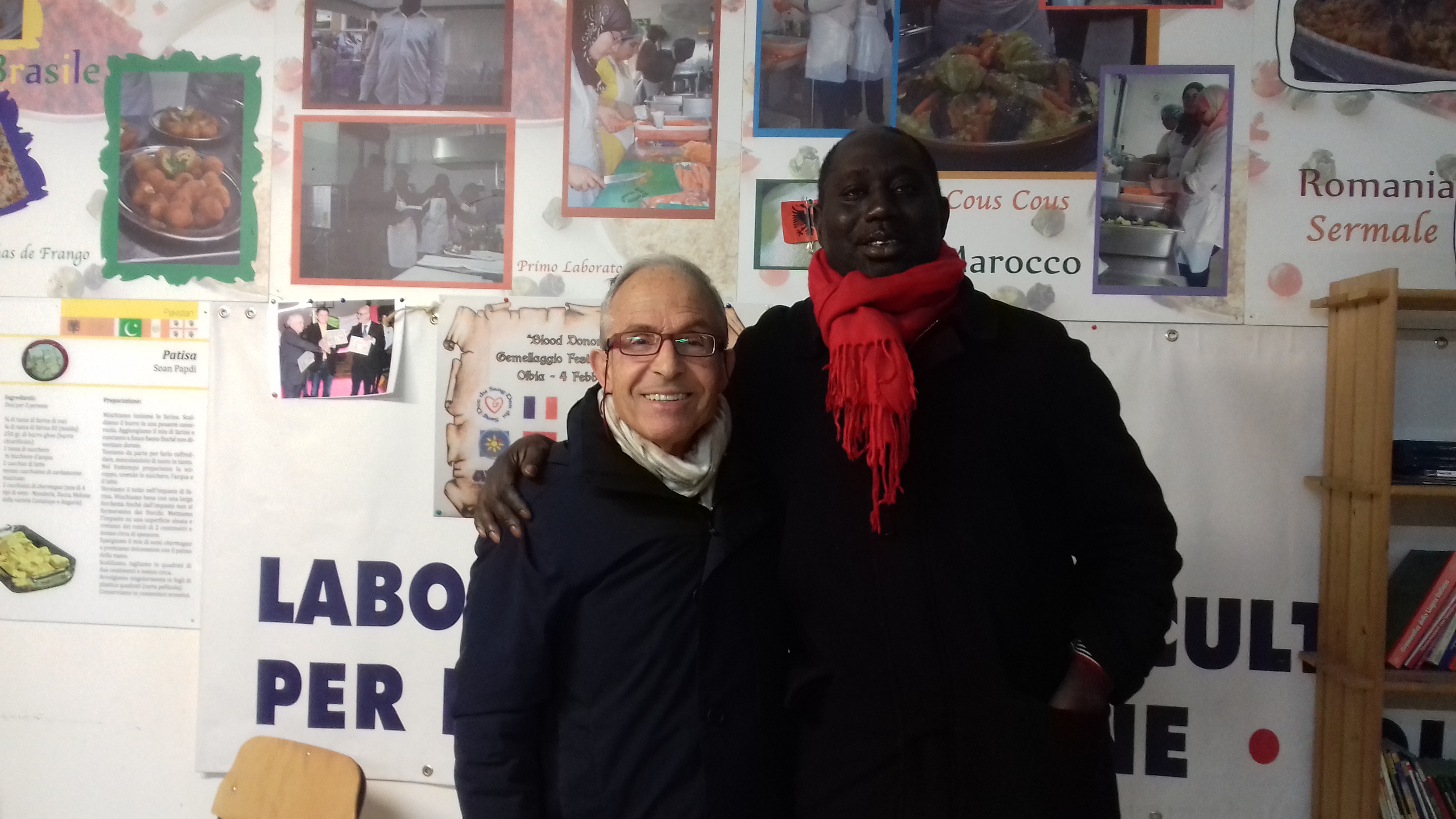 Tonino Cau e Aly Cisse